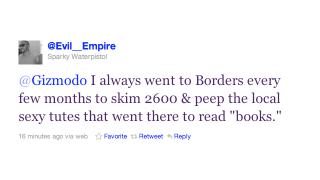 Illustration for article titled Saying Goodbye to Borders: The Place We Ate, Drank, Pooped, and Sometimes Bought Books
